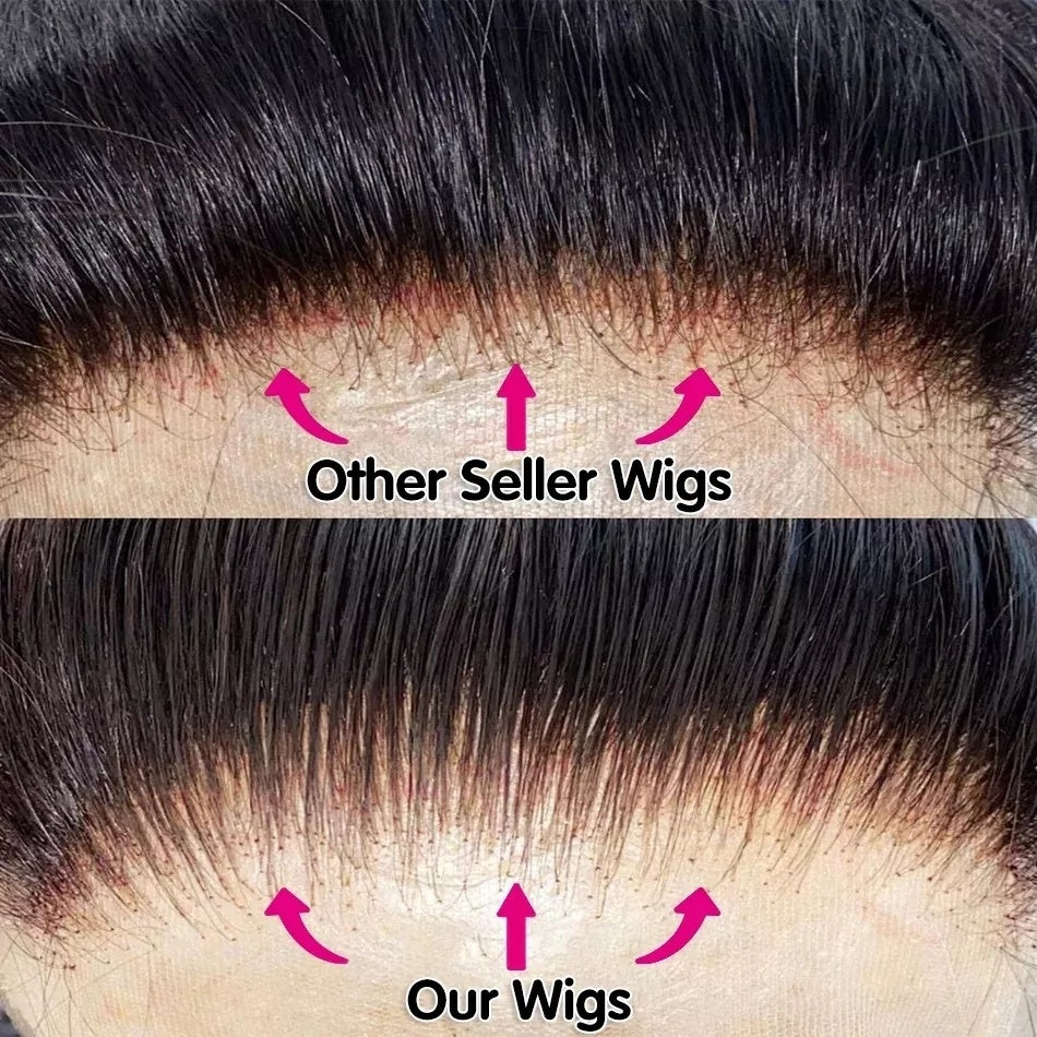 6x4 Density Virgin Human Hair Wigs For Black Women